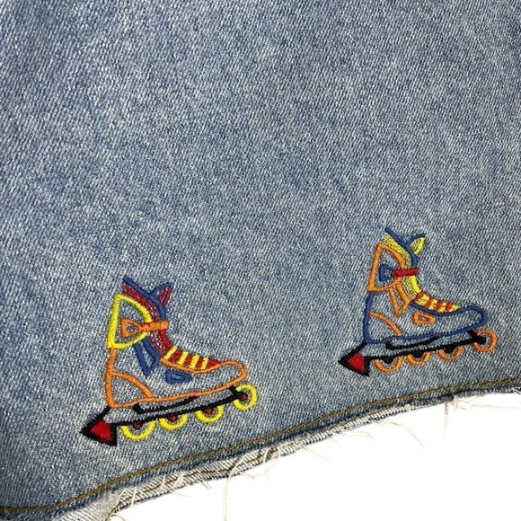 Vintage 90s embroidered high rise mom shorts RIO by Stephan Mardon - Picture 4 of 6